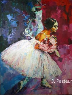 Fine Art - Portrait, Ballet, Impressionism, Ballerina